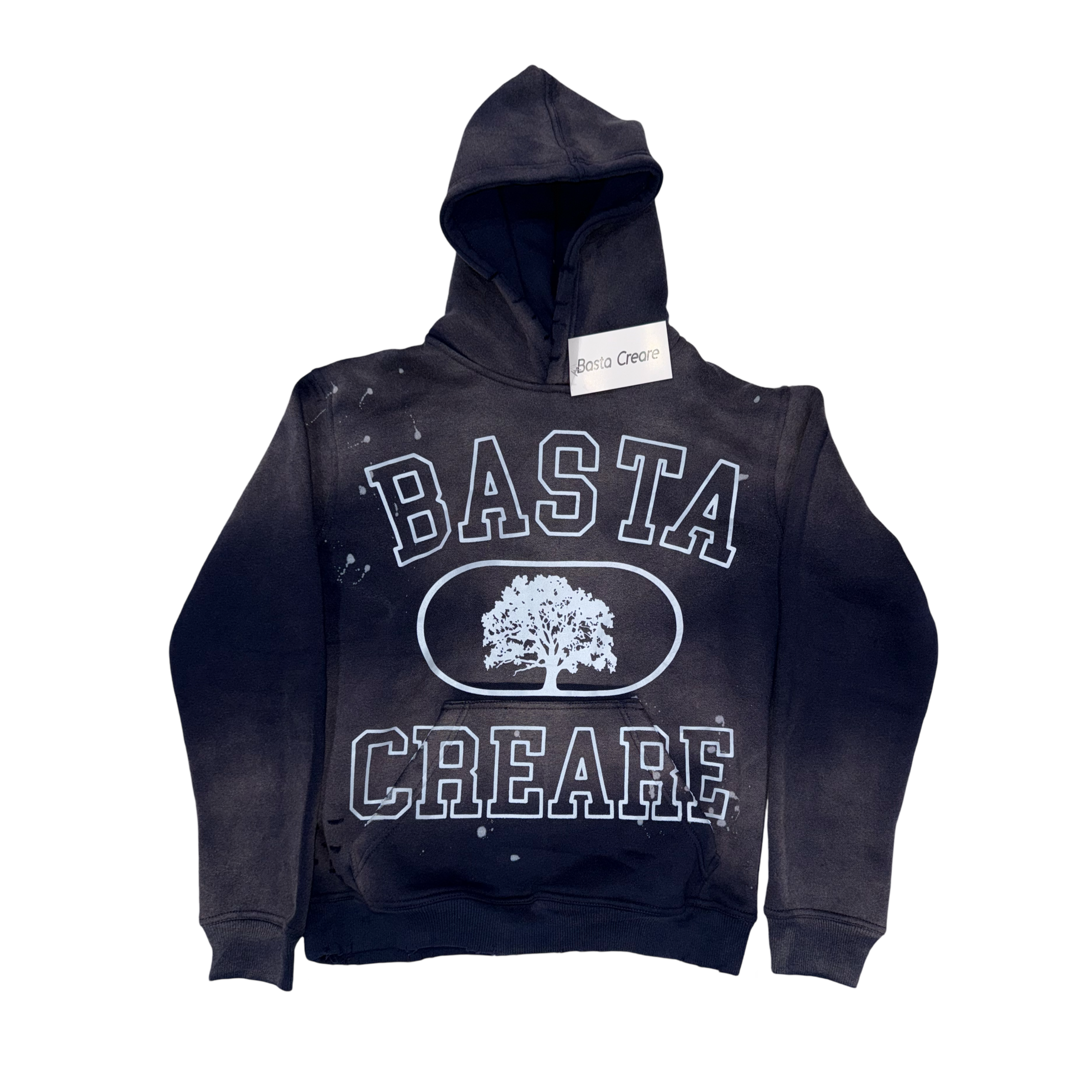 BC Blue Splattered Hoodie